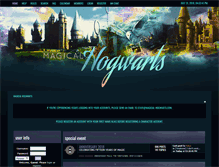 Tablet Screenshot of magical-hogwarts.com